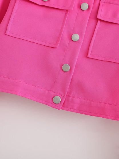 Long Sleeve Short Blazer & Skort Suit